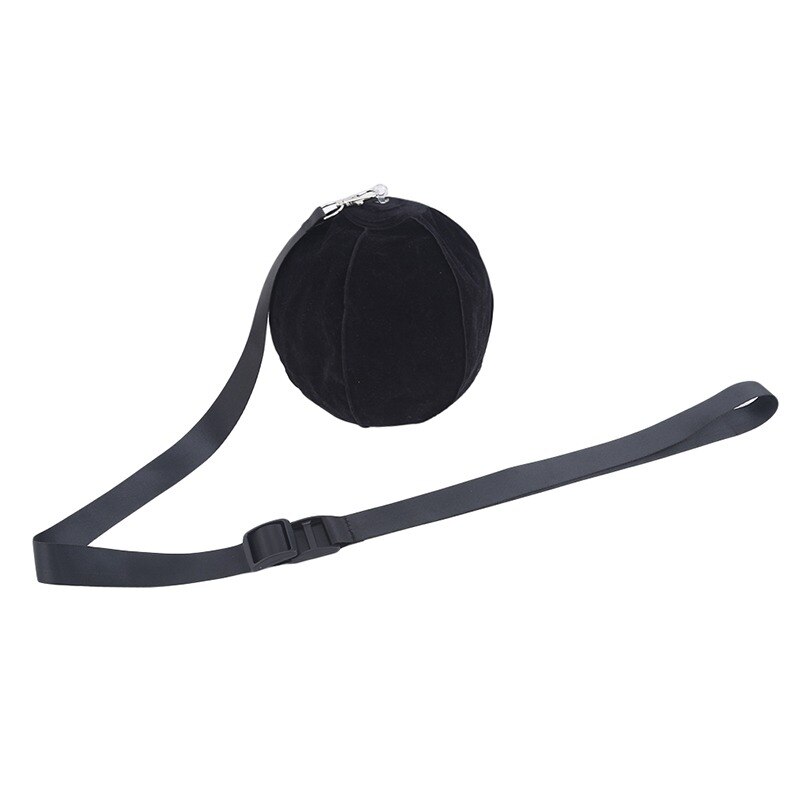 PVC Foam Golf Practice Ball Inflatable Impact Ball Swing Trainer Posture Rainbow Sponge Indoor Golf Training Golf Accessories: Black