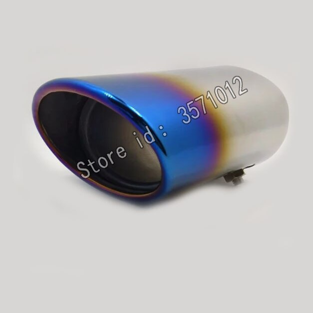 Car cover muffler exterior back end pipe dedicate exhaust tip tail outlet ornament vent part 1pcs For Toyota RAV4: A1163Ba