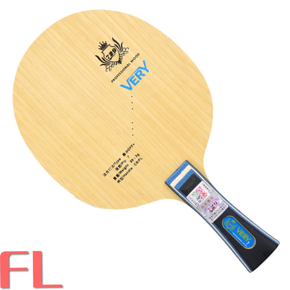 Friendship 729 Very 7 8table Tennis Blade Offensive Ping Pong Racket Bat Pure Wood: V7 FL