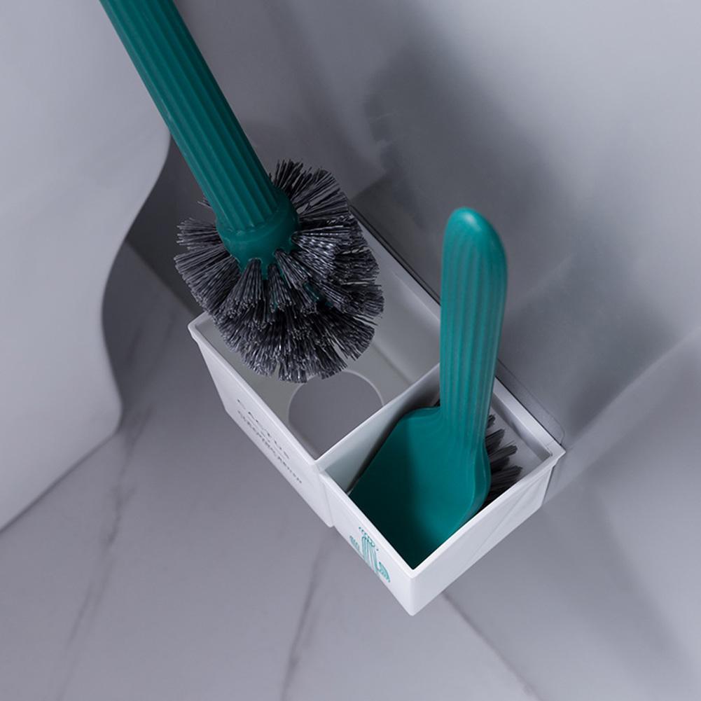 Toilet Brush Holder Set Wall Mount Bathroom Toilet Brush Set For Bathroom Floor Toilet Brush WC Cleaning