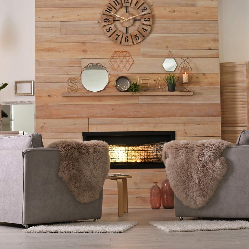 High Torque Long Shaft Clock Movement Mechanism with 12 Inch Long Spade Hands (Gold)