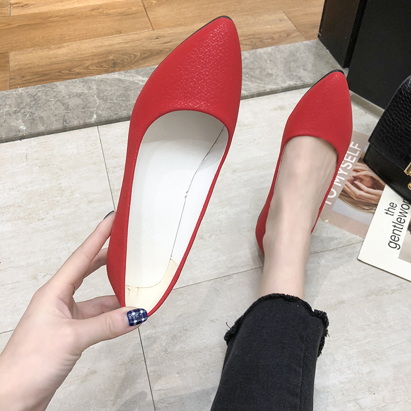 Zapatos de tacón alto puntiagudos franceses para mujer, zapatos profesionales con de tacón fino, sentido de temperamento de nicho, primavera y otoño, nuevos