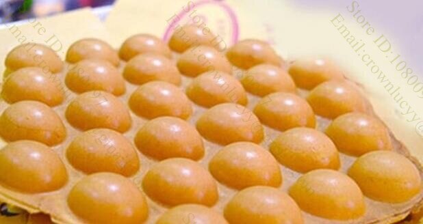 Antiaanbakvervanging eggettes bubble egg wafelvorm ijzeren plaat