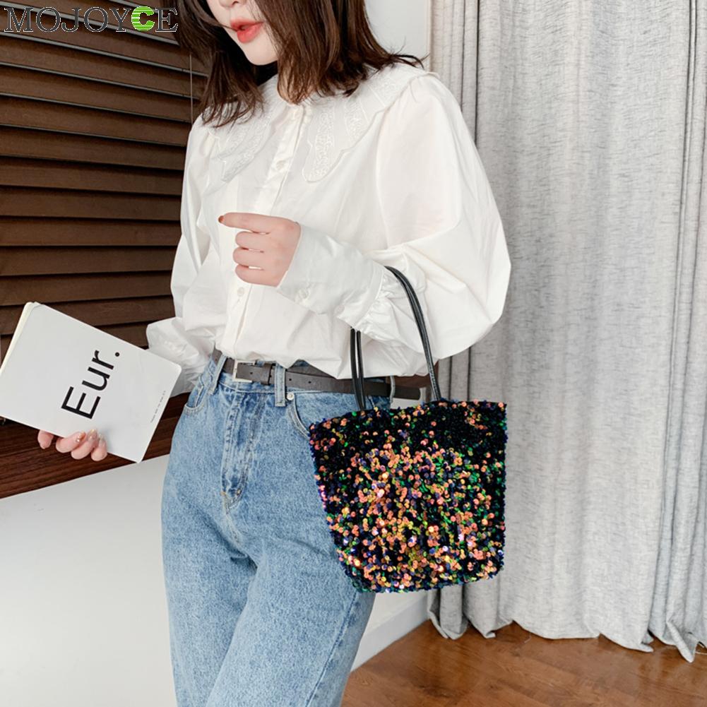 Dames pailletten emmer handtas dames schoudertas dames reis schoudertas sling tassen
