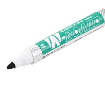 (pack of 12 pcs) Comix wb701 whiteboard pen erasable pen marker pen whiteboard pen black