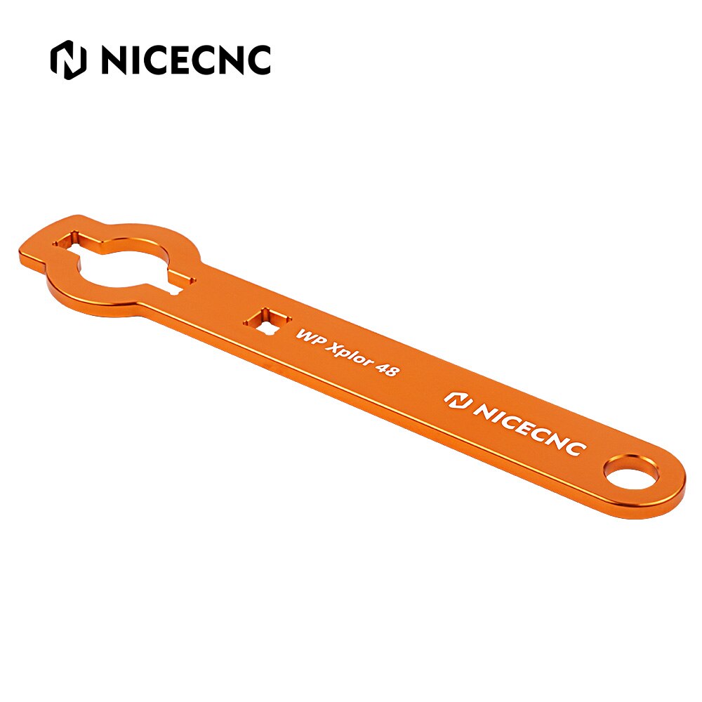 NICECNC WP Xplor llave de tapa de horquilla herramienta de ajuste de precarga para KTM EXC-F 350 -2022 XC-W 250 300 TPi seis días Husqvarna TE 300i: Naranja