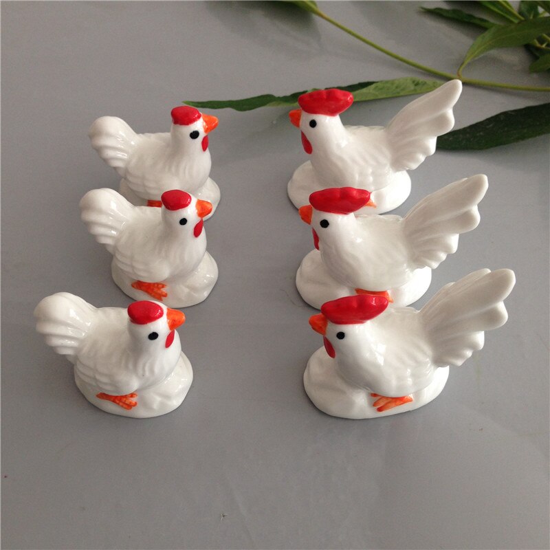 Ceramic Cute Rooster Hen Shaper Chopstick Holder Spoon Rack Chopstick Rest Dining Table Decor Decoration Kitchen Tableware