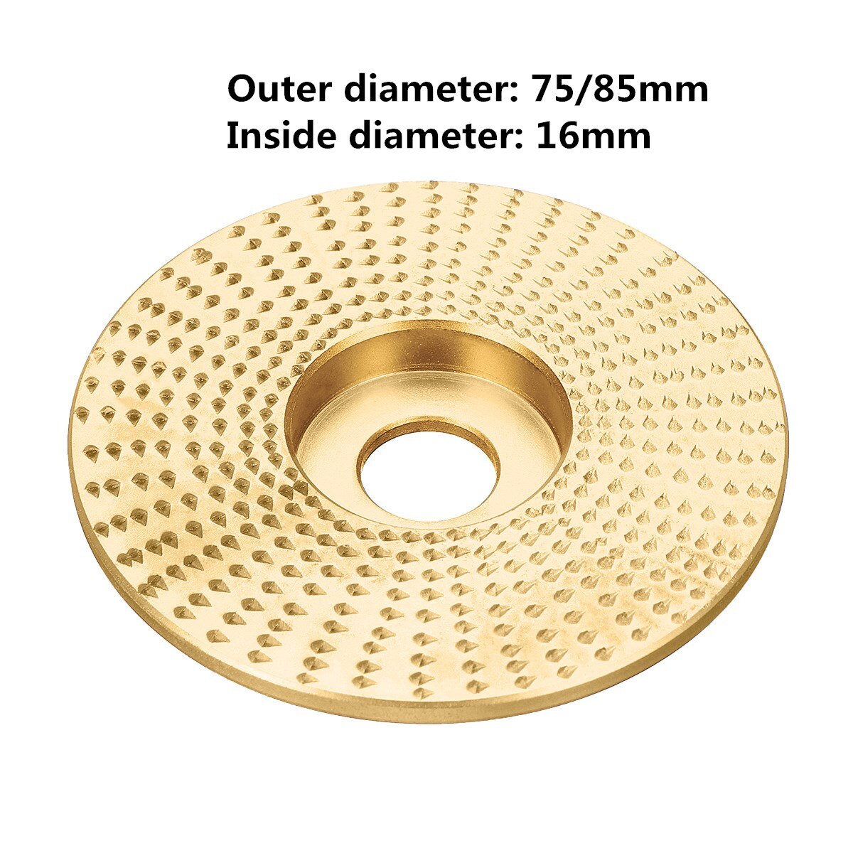 Wood Grinding Wheel angle grinder disc wood carving disc Sanding Abrasive tool 5/8inch Bore
