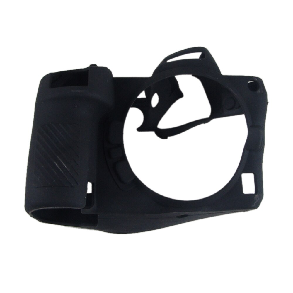 Funda de silicona para cámara Nikon Z6 Z7 protector de cuerpo de goma de vidrio templado