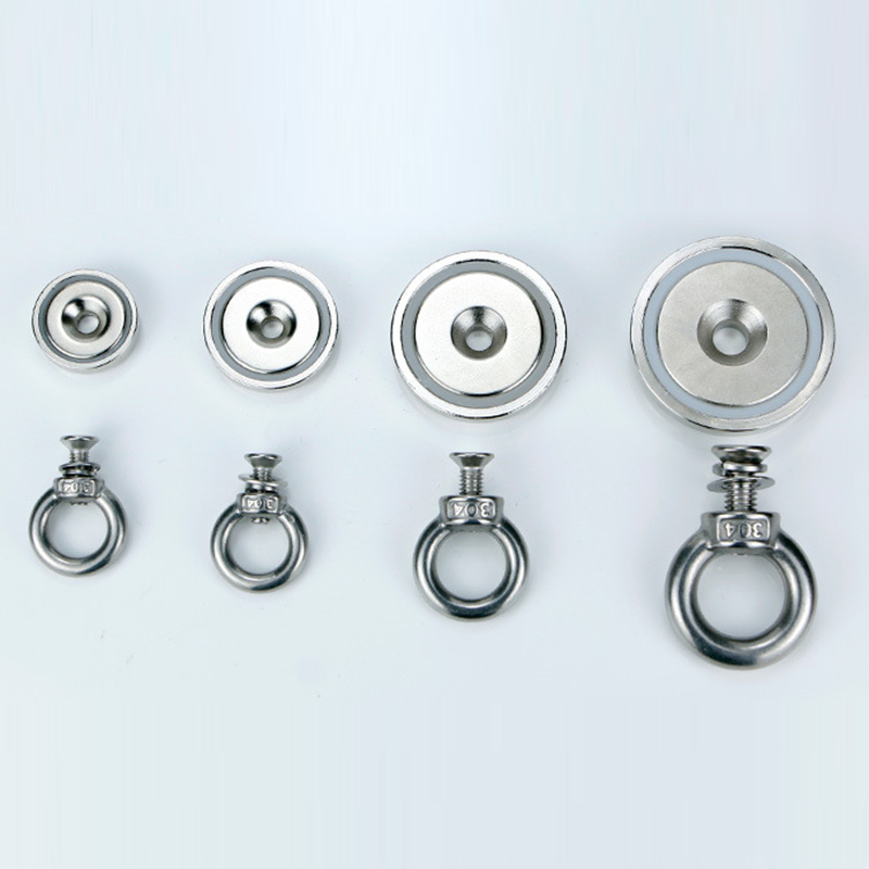Neodymium Magnet Super Strong Powerful Salvage Hook Fishing Magnetic Circular TSH Shop