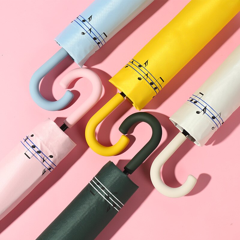 Top paraplu heren regen dames winddicht grote paraplu's buiten zonnig anti-zon 3 opvouwbare krijtstreep paraplu