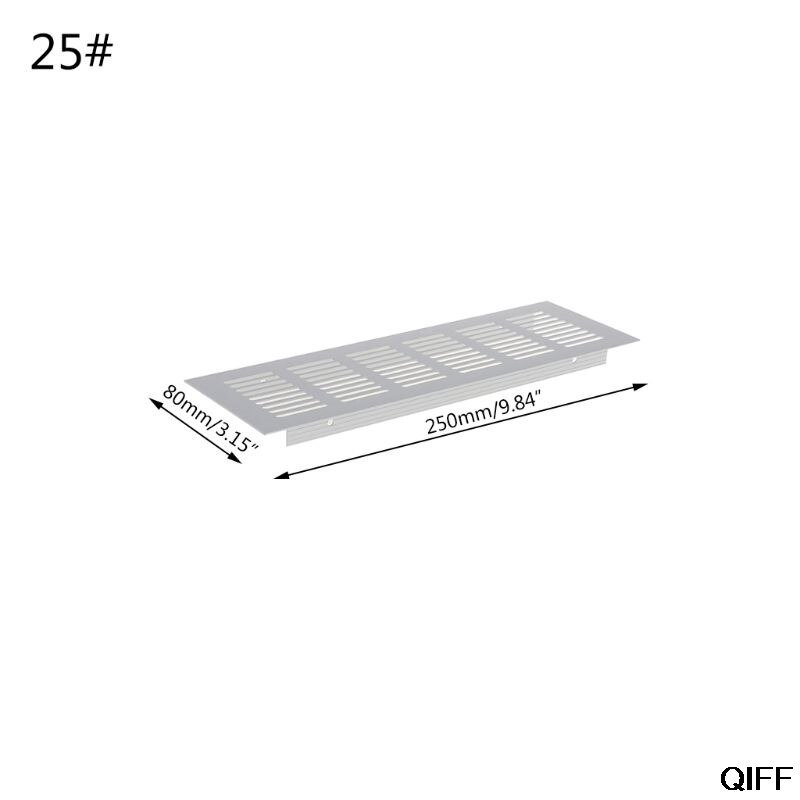 Aluminum Alloy Air Vent Perforated Sheet Web Plate Ventilation Grille July 29: 1AA500409-25