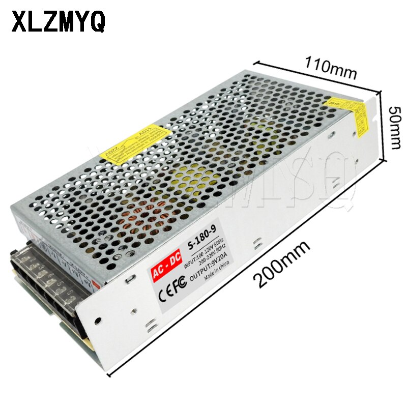 Transformador de iluminación AC110V-220V a DC 3V 6V 9V adaptador de fuente de alimentación 2 3 4A 5A 10A 15A 20A 30A 50A 60A controlador de interruptor de tira LED