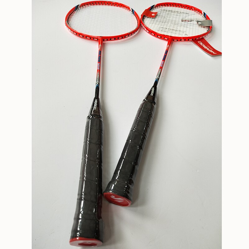 HENBOO Badminton Racket Set Aluminum Alloy Family Double Badminton Racket Lightest Standard Use Badminton 2509: Default Title