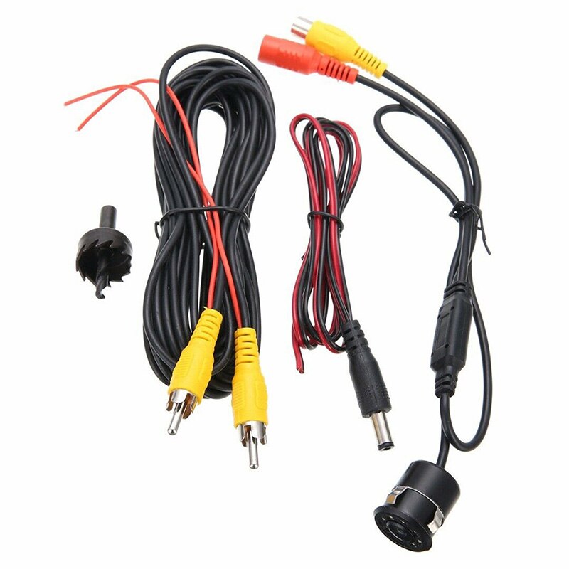 8 led nachtzicht waterdichte achteruitrijcamera brede graden auto achteruitrijcamera universele achteruitrijcamera