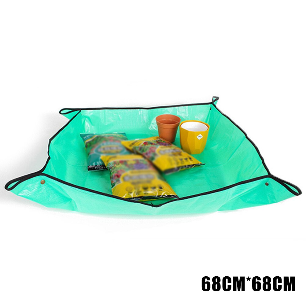 Planting Mat Pad 68x68cm/100x100cm Reusable for Garden Flower Gardening Plant Balcony XHC88: Green 68X68cm