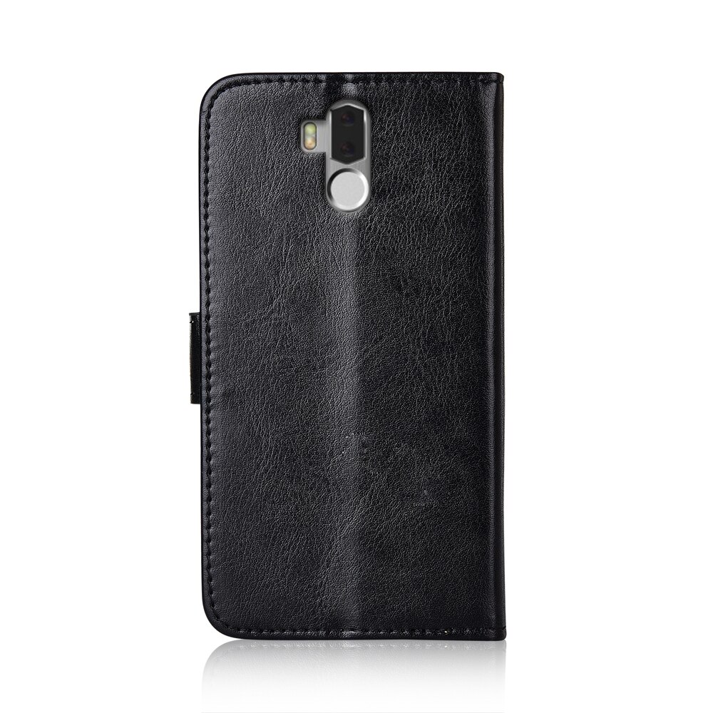 Voor doogee  bl9000 hoesje, standaard, leren portemonneehoesje met kaartvakje