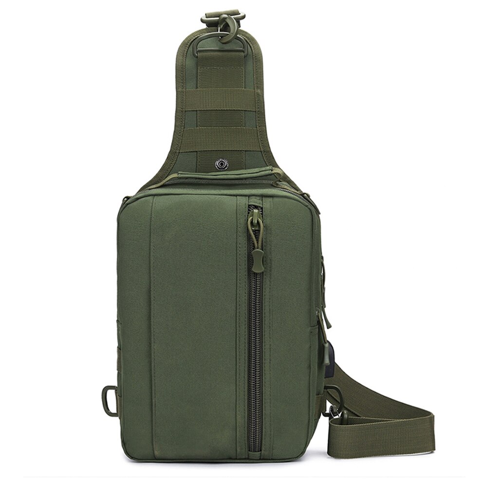 Mannen Messenger Bag Schouder Oxford Doek Borst Tassen Crossbody Casual Messenger Bags Man Usb Opladen Multifunctionele Handtas
