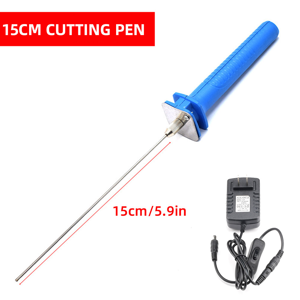 Foam Cutter Pen Electric Foam Polystyrene Cutting Machine Portable Styrofoam Cutter DIY Cutting Tools Film Cutting 15W 110V-240V: DEEP BLUE