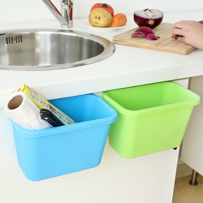 Poubelle/canette/organiseur de cuisine | Pour fournitures de cuisine, seau pour ordures Cube poubelles canettes poubelle zéro articles de cuisine