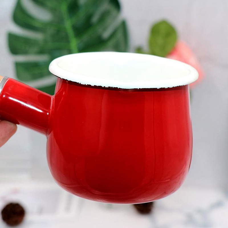 Niet-stick melkpan enkele handgreep koffiewarmer kookpot mini