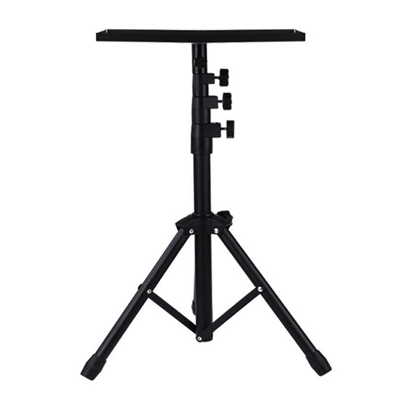 Laptop Computer Floor Tripod Multi-Function Adjustable Telescopic Floor Storage Projector Bracket Height: 51-115CM