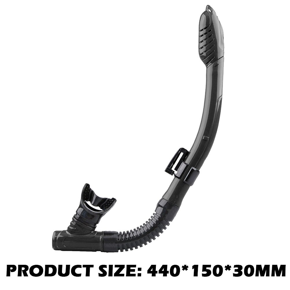 Water Sport Zwemmen Duiken Snorkelen Professionele Snorkel Droge Beademingsbuis Onderwater Duiken Snorkelen Air: Black