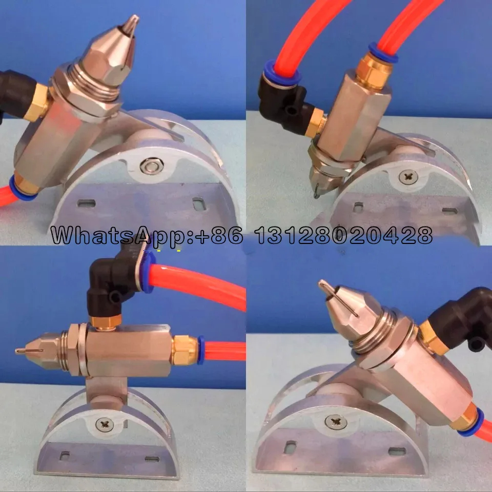 Air Atomizer Spray Nozzle, Ultrasonic Dry Fog, Super Fine Mist Atomizing, Dust Removal, SS304 Stainless Steel,