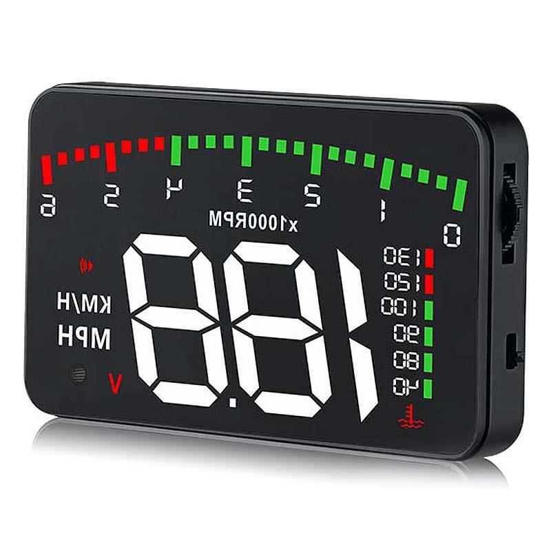 A900 Hud Head-Up Display Auto-Styling Hud Display Overspeed Waarschuwing Voorruit Projector Alarm Systeem Universele Auto Accessoires