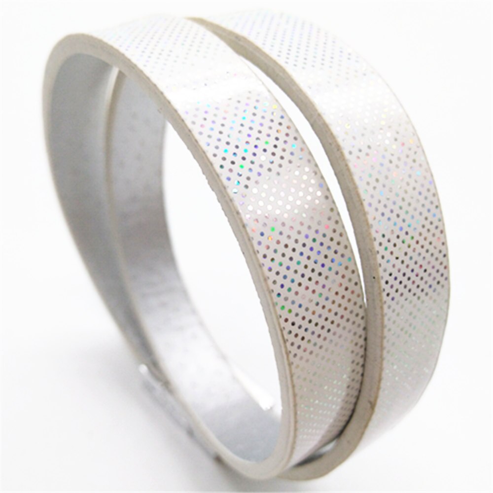 Pulsera de cuero de neón para mujer, brazalete clásico de , color púrpura y rosa brillante, de: white