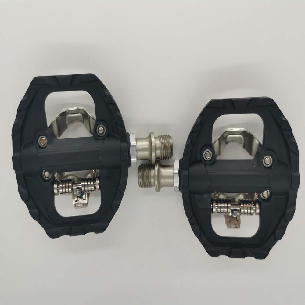 RACEWORKS-pedal de bloqueo de montaña SPD-A530, pedal plano de doble uso sin conversión, de aleación de aluminio, SM-SH51 de