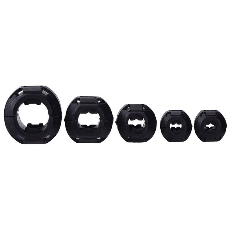 30 Stück Clip-on Ferritkerne – EMI Rauschunterdrücker Für USB, Audio, Video & Stromkabel (3,5/5/7mm
