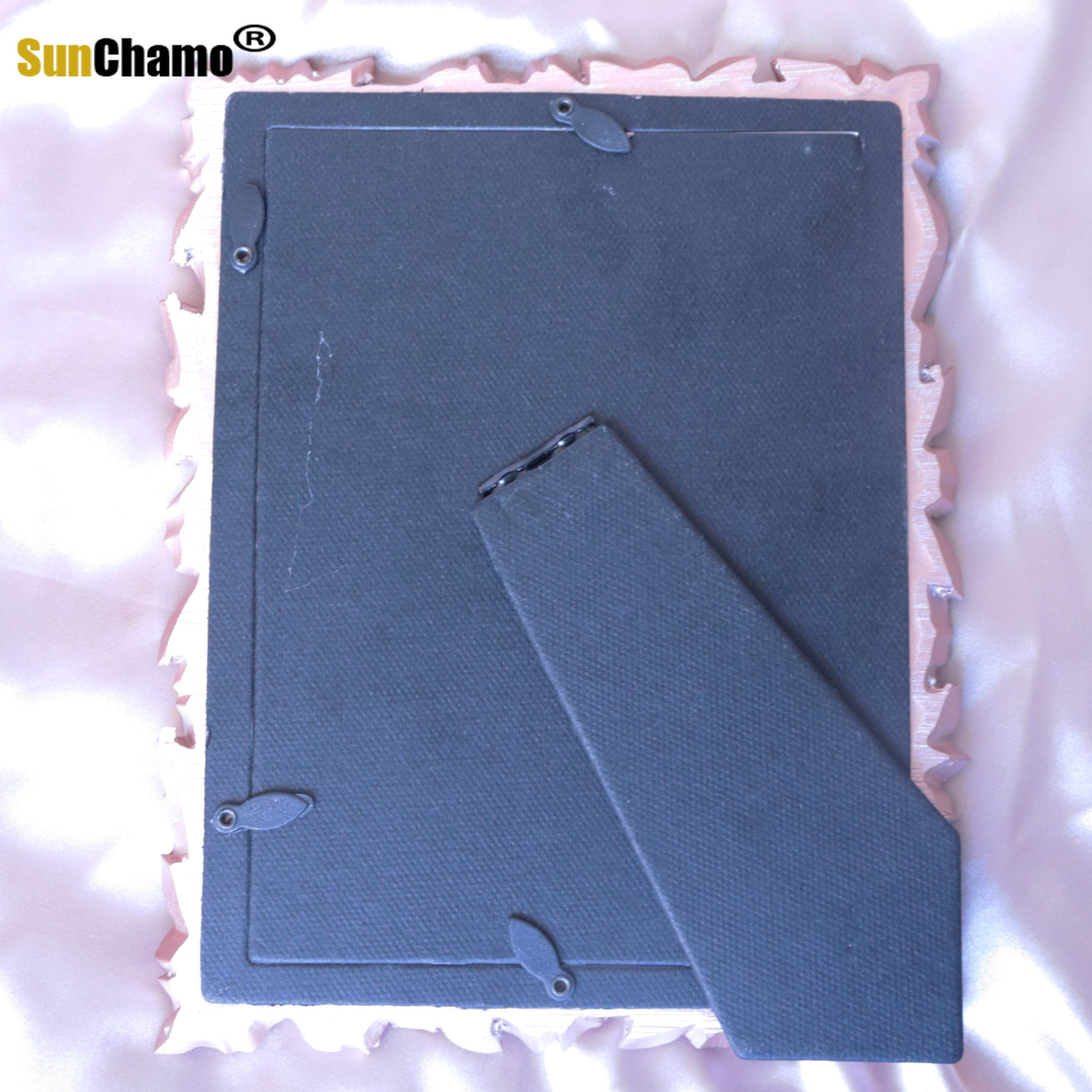 Amerikaanse 6 &quot;7 Inch Bloem Foto Rose Goud Vorm Creatieve Licht Luxe Set Up Idyllische Dame Hars Foto Poto frame Thuis Decor