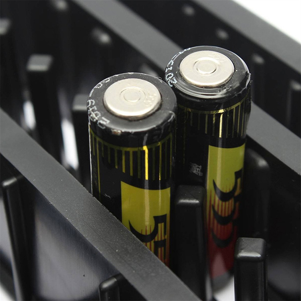 Batterij Organizer Case Met Scharnierende Clear Cover Omvat EEN Verwijderbare Batterij Tester Batterij Manager Batterij Opbergdoos # LR3