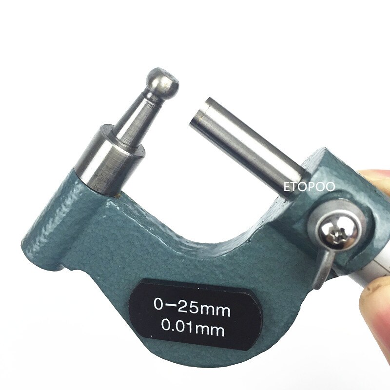 ¡Venta de fábrica! Micrómetro de tubo de 0-25mm, cabezal de tambor, micrómetro especial, herramientas de medición de