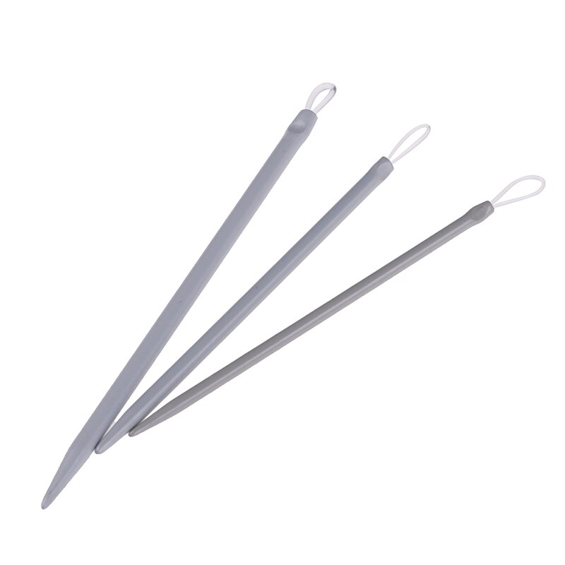 3pcs/set Big Eye Nylon Wire Knitting Needles Yarn Sewing Needles Apparel Sewing & Fabric Art Craft Wool Thick Knitter