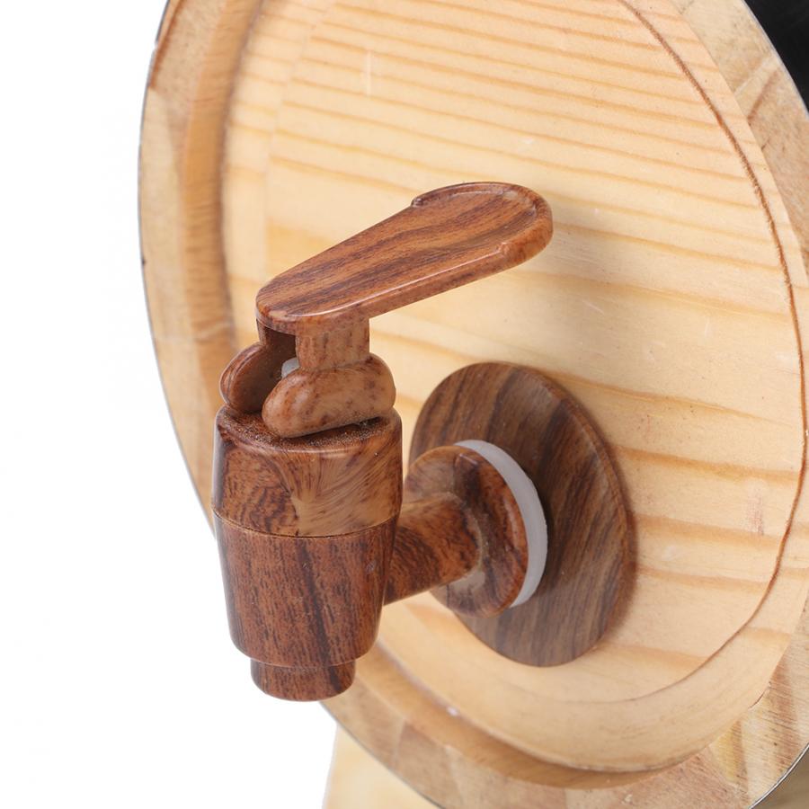 Baril de bière en bois de pin 1,5l | Mini baril de bière en bois de pin, fût de vin, équipement de brassage de bière en bois, Bar d'hôtel, baril de bière décoré