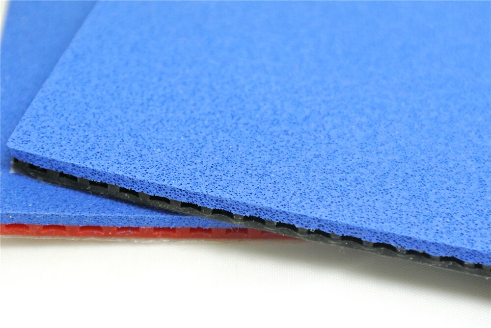 Goma de tenis de mesa de alta elasticidad, esponja azul aprobada por ITTF KOKUTAKU B, goma de ping pong,