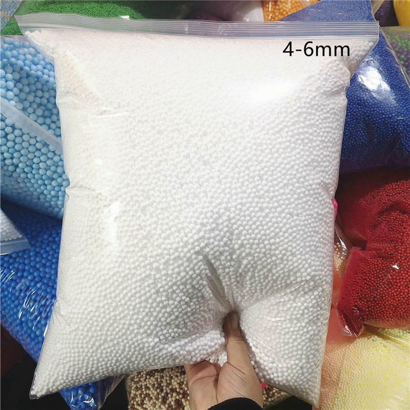 250g Weiß Schaum Bälle Tasche Füllstoff Bett Schlaf Kissen Bohne Taschen Stuhl Sofa Betten Füllstoff Styropor Ball 2-3,5mm/4-6mm/6-8mm: 250g 4-6mm