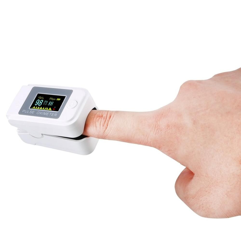 Finger Clip Oximeter Pure Heart Rate Monitoring Device Pulse Oximetry Measuring Blood Oxygen Finger Clip