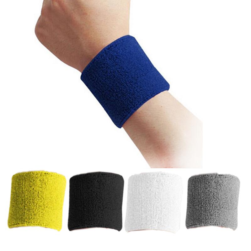 Muñequeras banda para el sudor deportiva banda de mano muñequera de algodón Protector de muñeca para correr bádminton gimnasio voleibol baloncesto deportes de tenis