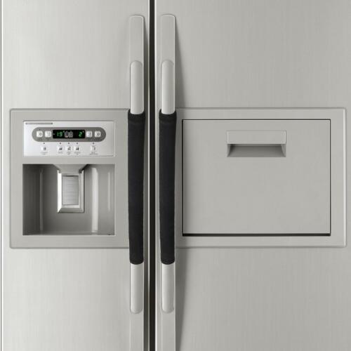 2 uds funda para manijas de electrodomésticos de cocina decoración de manchas puerta nevera horno resistencia al deslizamiento 12*30cm