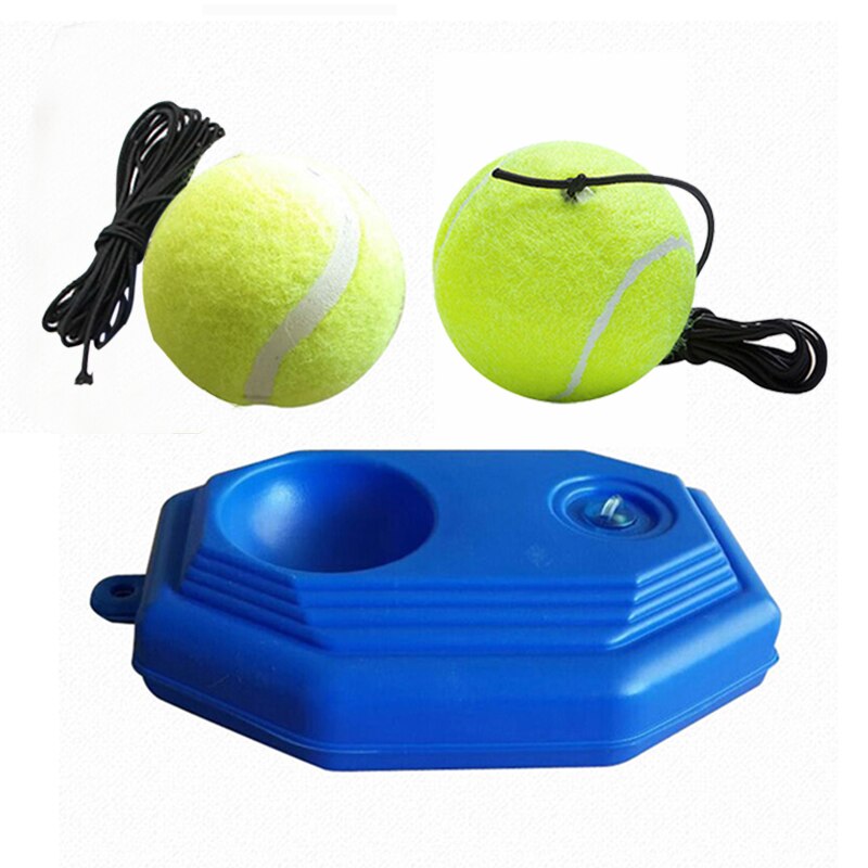 Heavy duty tennistreningshjelpemidler verktøy med elastisk tauballtrening selvbetjent rebound tennistrener partnersparringsenhet