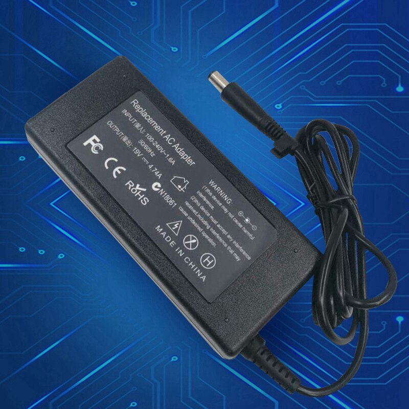 Laptop Power Adapter Universal 90W AC100V-240V To DC 19V 4.74A 7.4X5.0Mm Plug For HP Laptop Charger