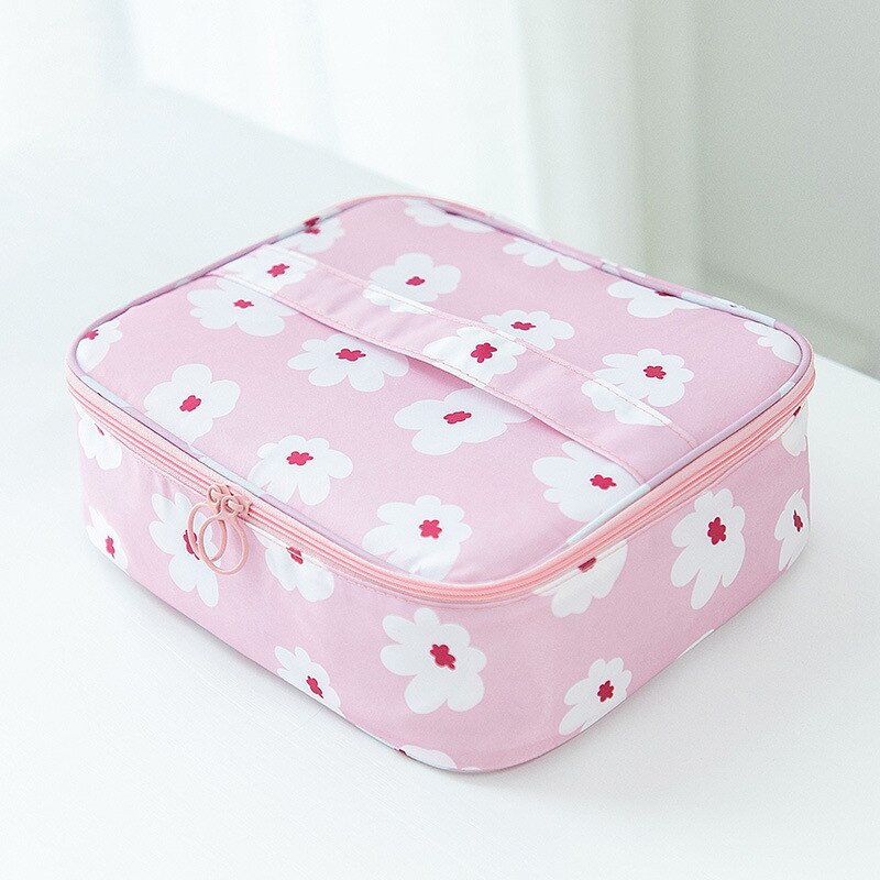 Przenośne zestawy toaletowe kosmetyczka cytryna drukowanie Wast przechowywanie kosmetyczka podróżna kobieta makijaż Organizer na torby zestaw Beauty Case: Design B-7