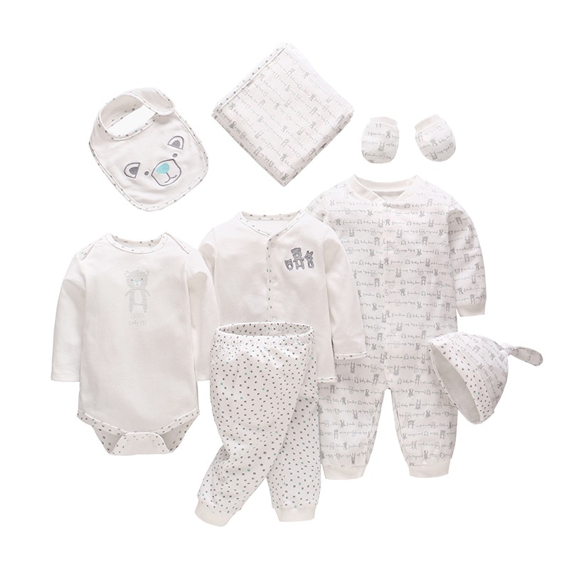 Vlinder, ropa para bebé recién nacido, ropa para bebé (niño o niña), pijamas para recién nacidos, ropa, Bodi, gorro, guantes, pantalones de parte superior con babero, conjunto de 8 uds, 0-12M