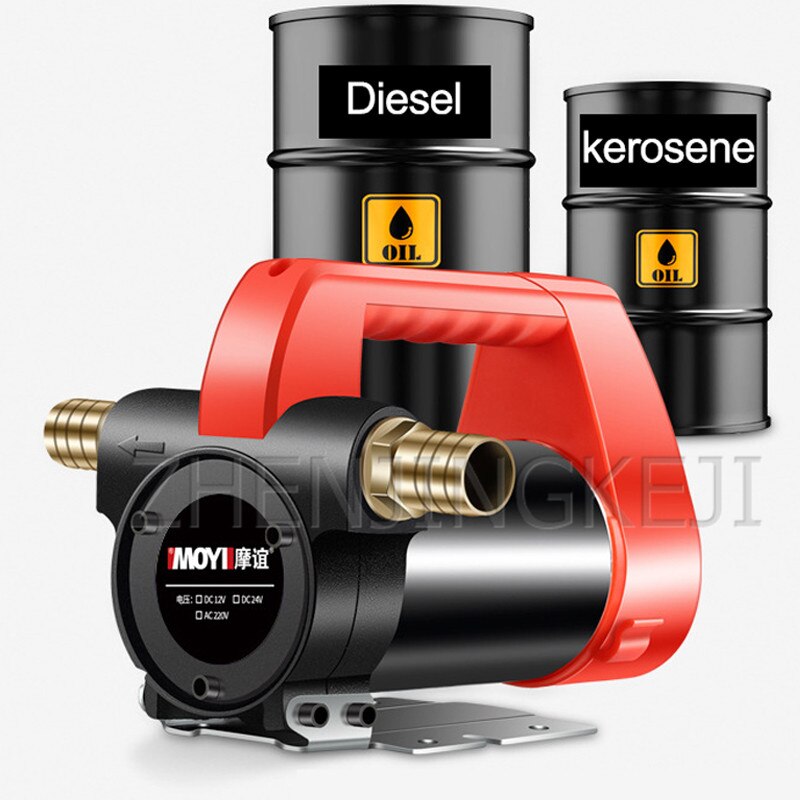 12V / 24V Electric Oil Pump Forward And Reverse Self-priming Diesel Pump Tanker Vehicle Small Automatic High Power Pumping Tools