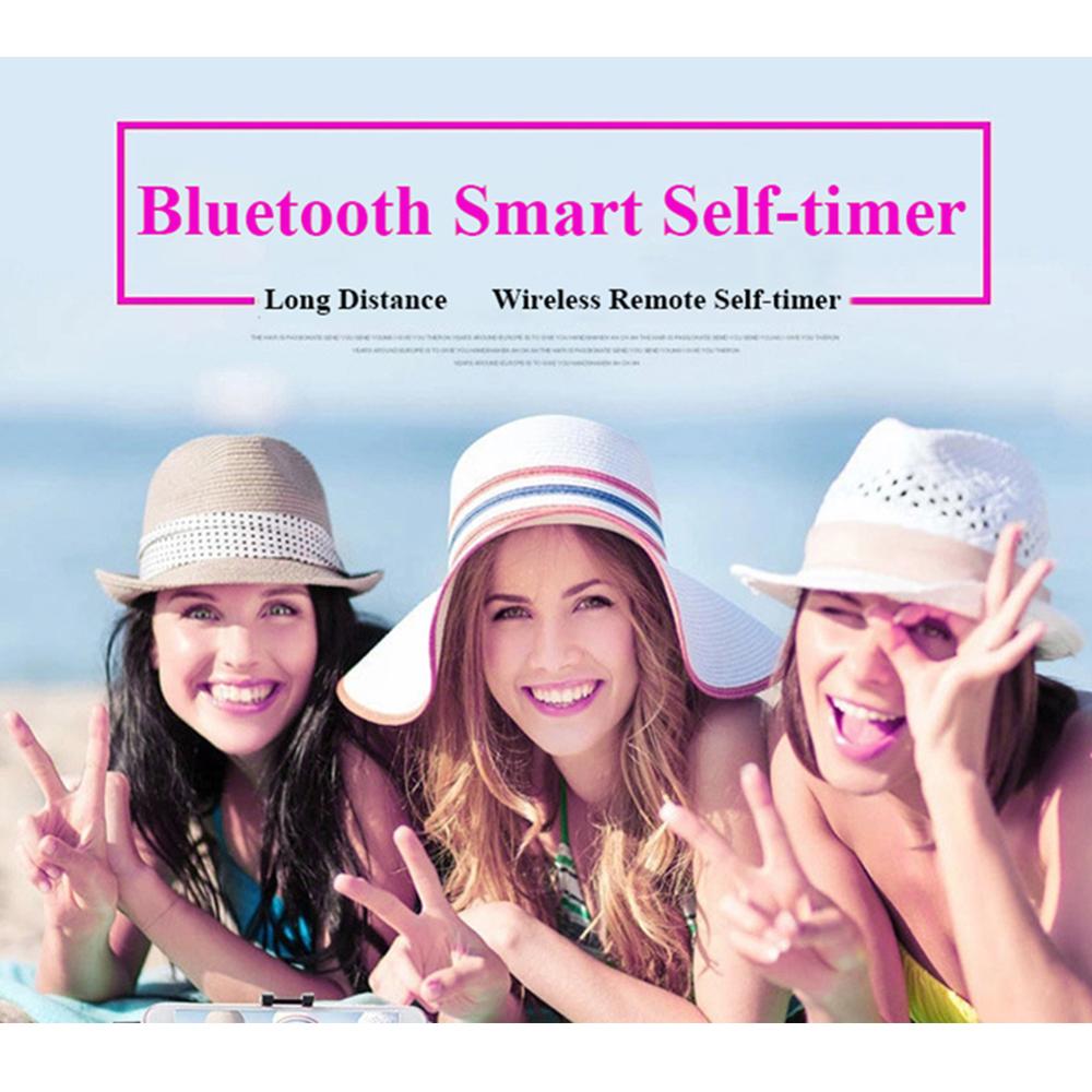 Télécommande sans fil Bluetooth, bouton de retardateur, contrôleur Rechargeable, bâton de caméra, obturateur, libération de Selfie pour ios et Android
