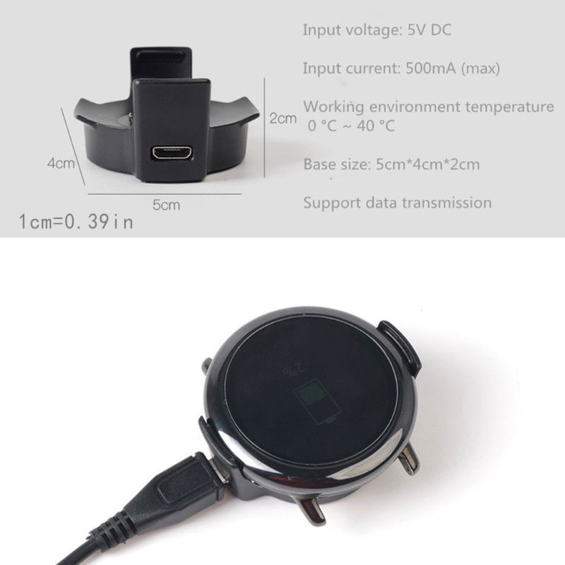 Usb Charger Charging Dock Station Cradle Voor Xiaomi Tempo Horloge Kit X7JB