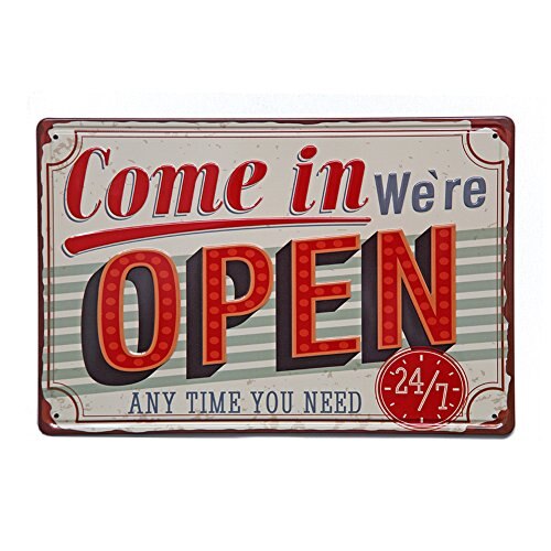 Waarschuwing geen domme mensen voorbij dit punt rustiek metalen blikken bord wanddecoratie kunst 8 x 12 inch  (20 x 30cm): D-pack  of 1